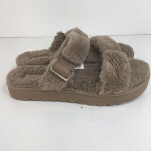 KOOLABURRA BY UGG Furrah Slides Slip On Sandals Size 10